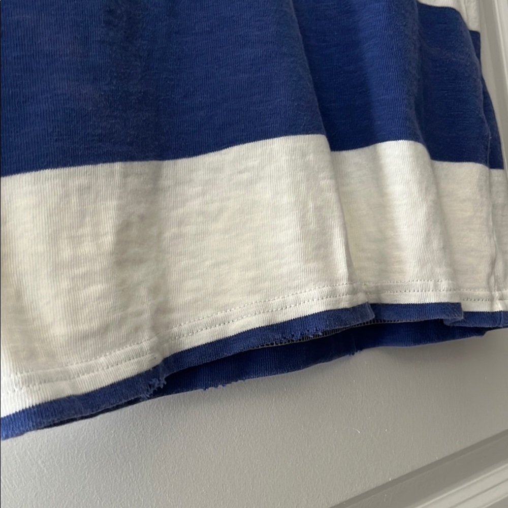 Ralph Lauren Rugby Blue & White Striped Polo Shirt small - Picture 9 of 9